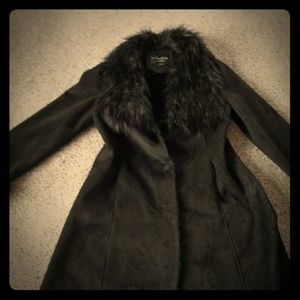Faux Fur dress coat